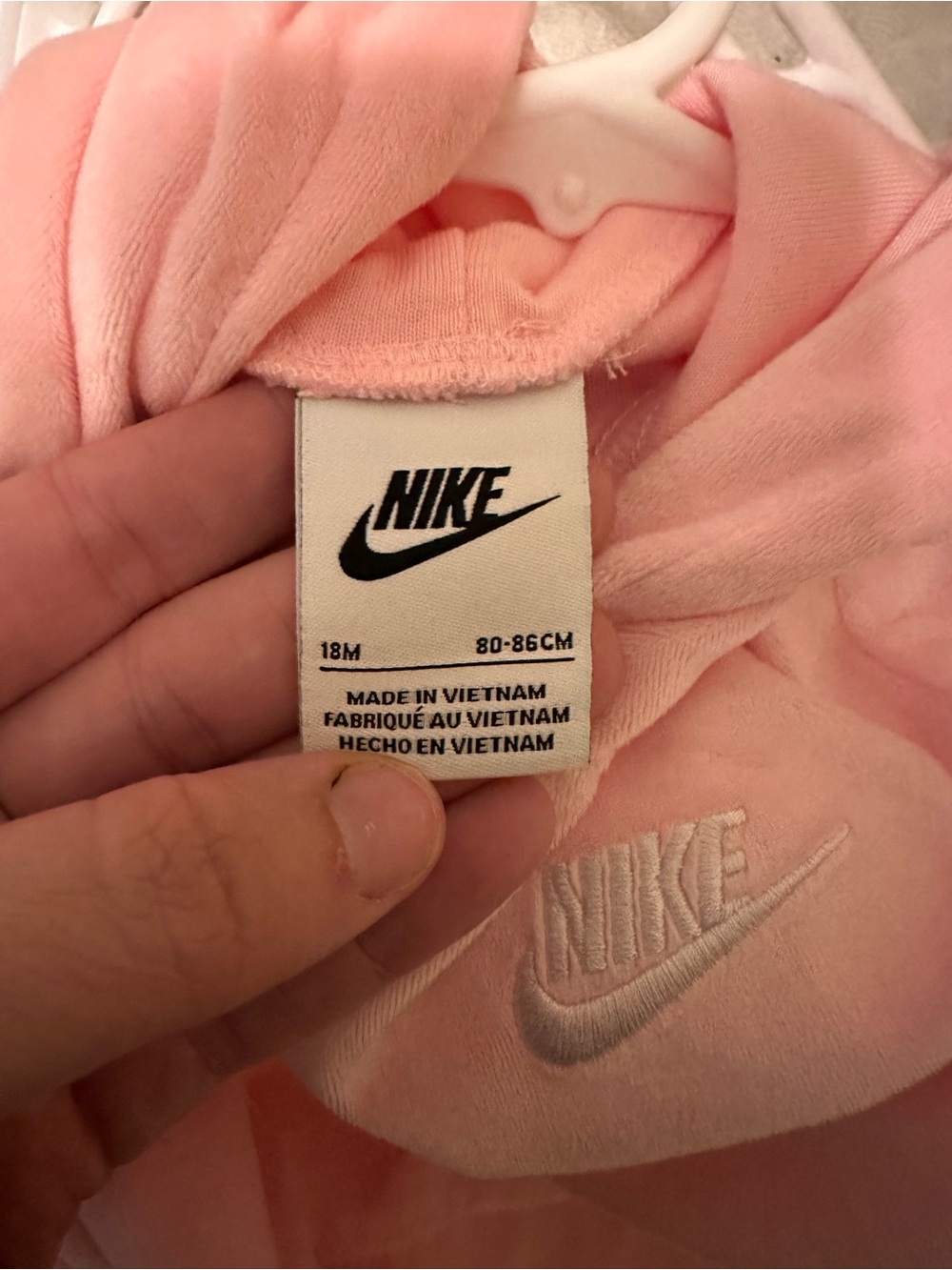 Nike Toddler Pink Hoodie and Joggers Set - Picture 5 of 5